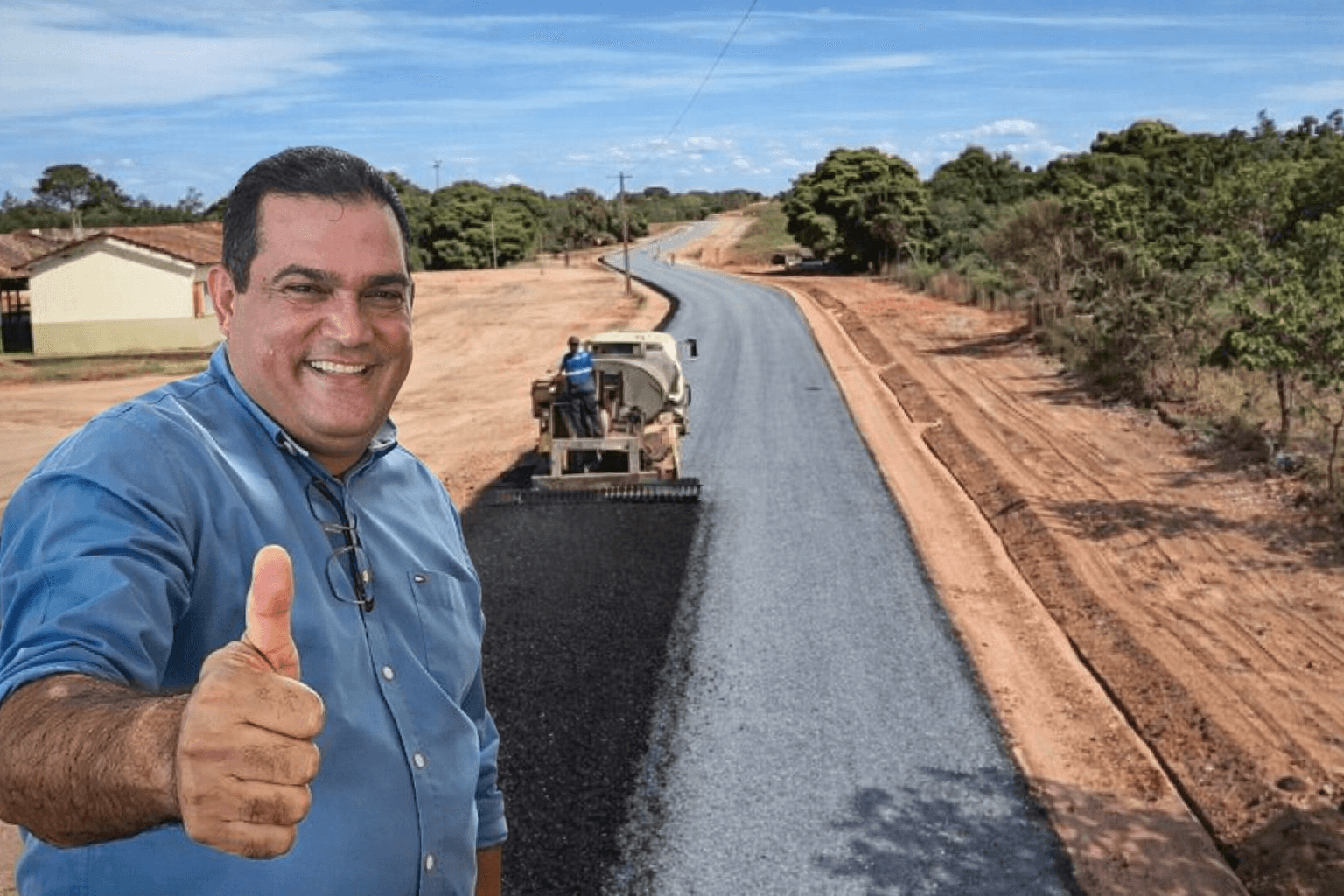 Prefeitura leva asfalto à Agrovila do Piau e entrega novos títulos de terra